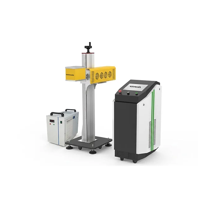 STROVOLT Industrial CO2 Laser Marking Machine for Metal & Non-Metal Engraving — side view — STROVOLT — Laser Marking Machines — Saudi Arabia