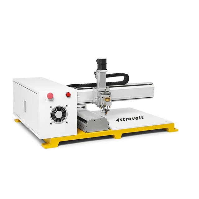 STROVOLT Industrial Small Glass Sheet Laser Cutting Machine for Flat and Curved Glass — front view — STROVOLT — Laser Cutting Machines — Saudi Arabia