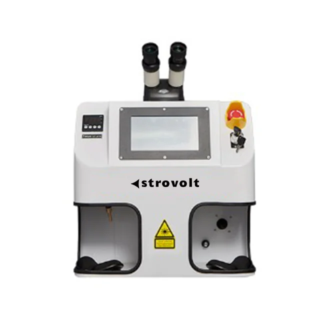 STROVOLT Jewelry Gold Silver Laser Spot Welding Machine for Industrial Applications — front view — STROVOLT — Laser Welding Machines — Saudi Arabia