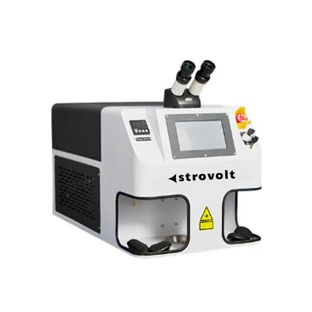 STROVOLT Jewelry Gold Silver Laser Spot Welding Machine for Industrial Applications — side view — STROVOLT — Laser Welding Machines — Saudi Arabia