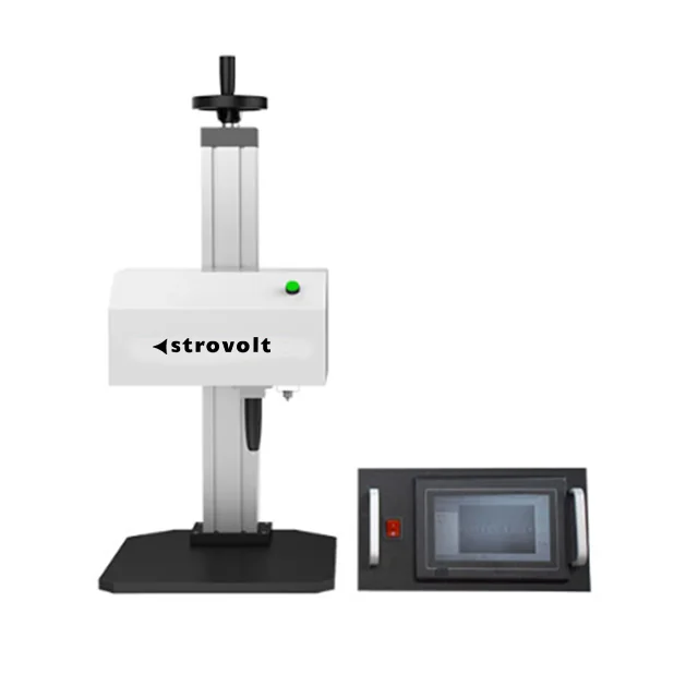 STROVOLT LCD Control Dot Peen Permanent Marking Machine for Metal and Non-Metallic Parts — front view — STROVOLT — Pneumatic Marking Machines — Saudi Arabia