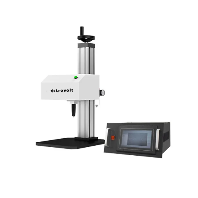 STROVOLT LCD Control Dot Peen Permanent Marking Machine for Metal and Non-Metallic Parts — side view — STROVOLT — Pneumatic Marking Machines — Saudi Arabia