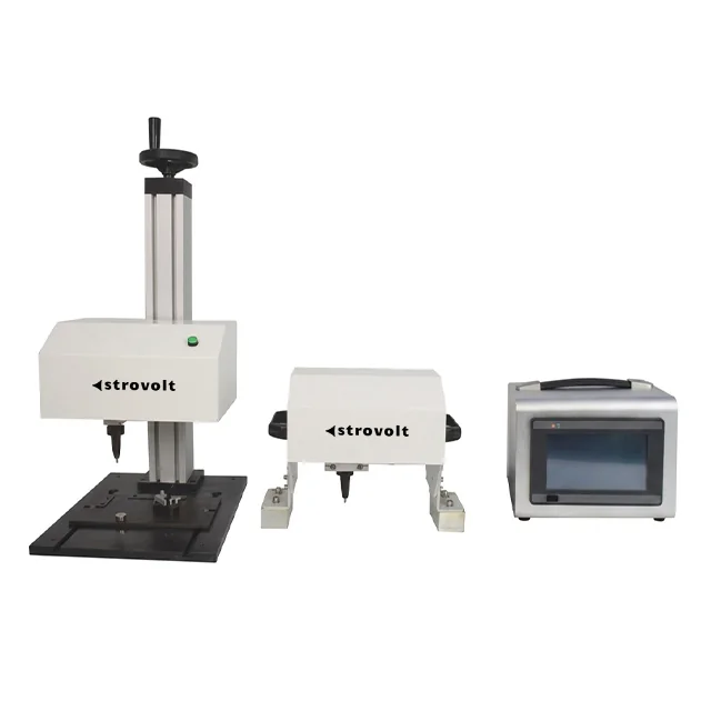 STROVOLT LCD Control Multi-Functional Desktop and Portable Handheld Dot Peen Marking Machine — front view — STROVOLT — Pneumatic Marking Machines — Saudi Arabia