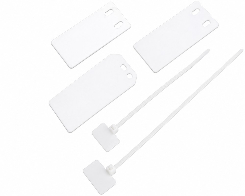 STROVOLT NMK Series marker cable ties for secure wire labeling, durable nylon construction for industrial use