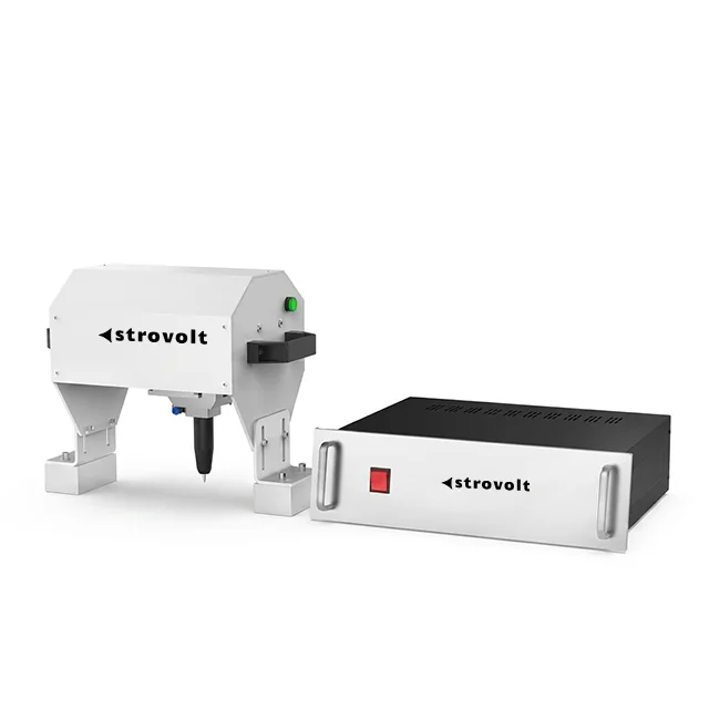 STROVOLT Portable Dot Peen Marking Machine for precise industrial metal marking with pneumatic operation