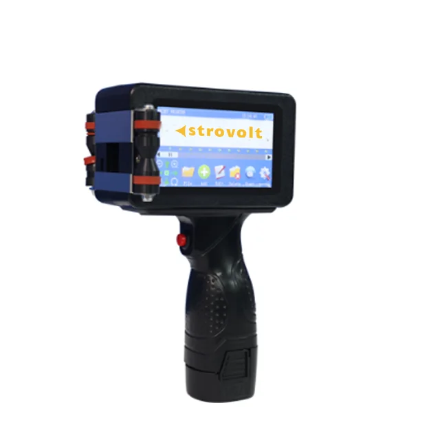 STROVOLT Portable Handheld Inkjet Printer for Industrial Marking and Coding — side view — STROVOLT — Marking Machine Accessories — Saudi Arabia