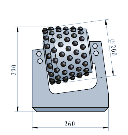 STROVOLT STRO-RC007 roller cone bit carbide tool