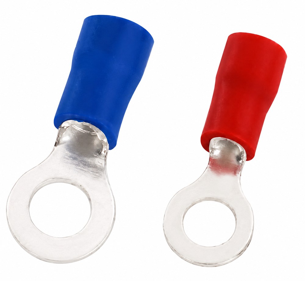 STROVOLT RV5.5-5 ring type terminals for secure wire connections, tinned copper for corrosion resistance