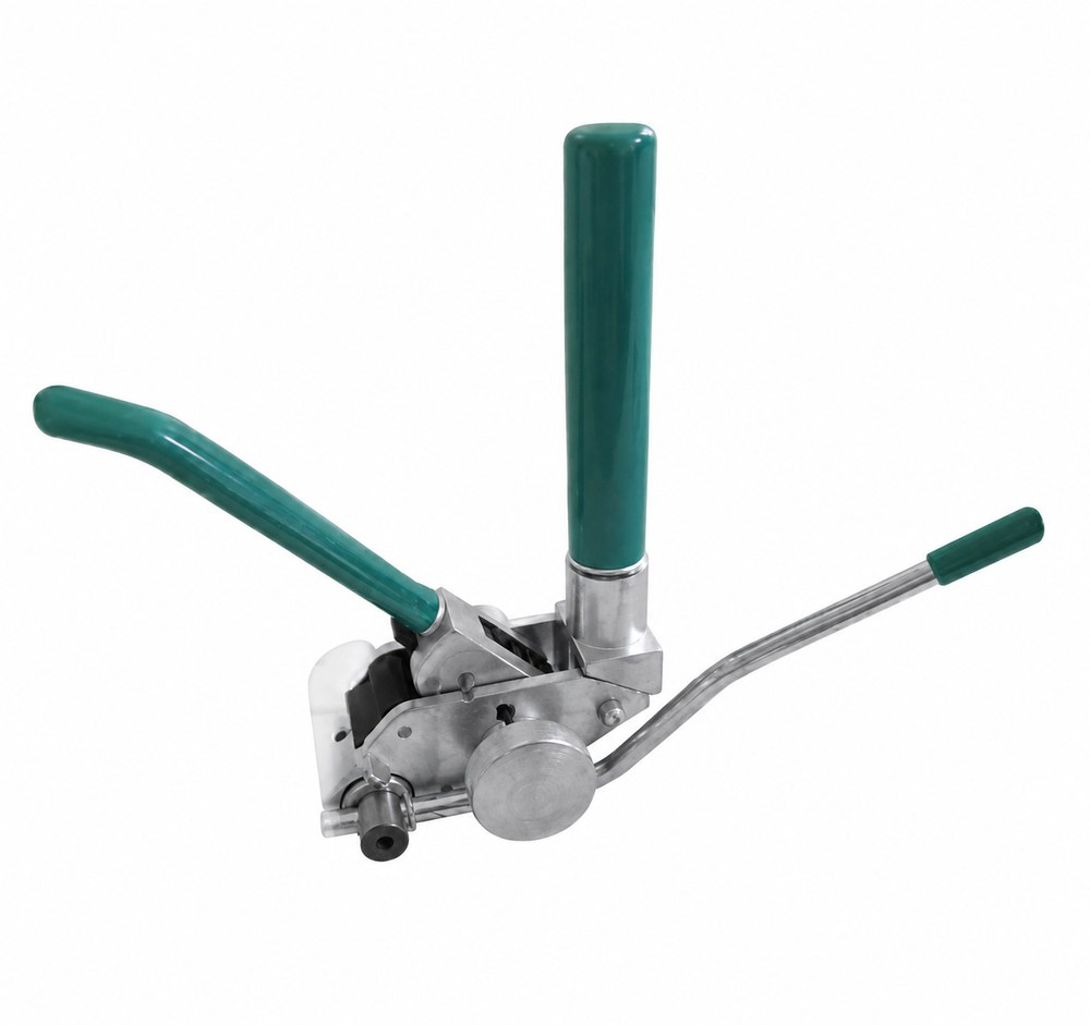 STROVOLT T-889 stainless steel cable tie tool with deformable head for secure fastening