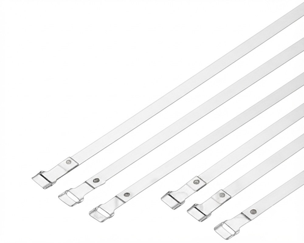 STROVOLT stainless steel micro cable ties 6×150mm, durable rust-resistant fasteners for secure bundling