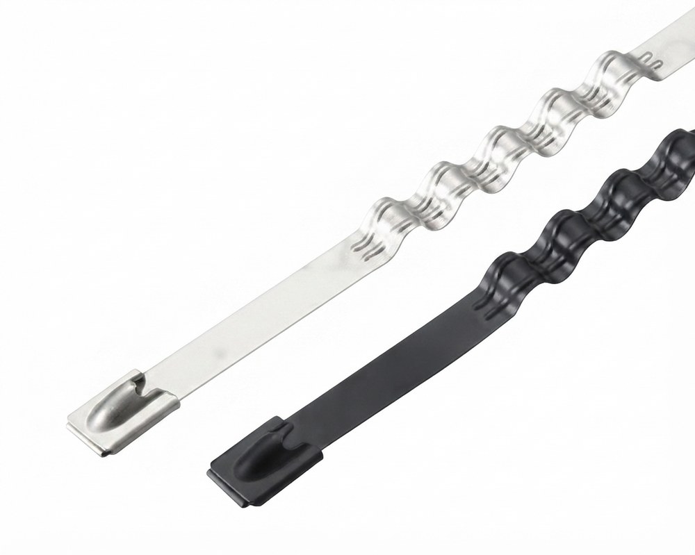 STROVOLT 7.9×700 stainless steel cable ties - self-locking spring type product photo — image 3
