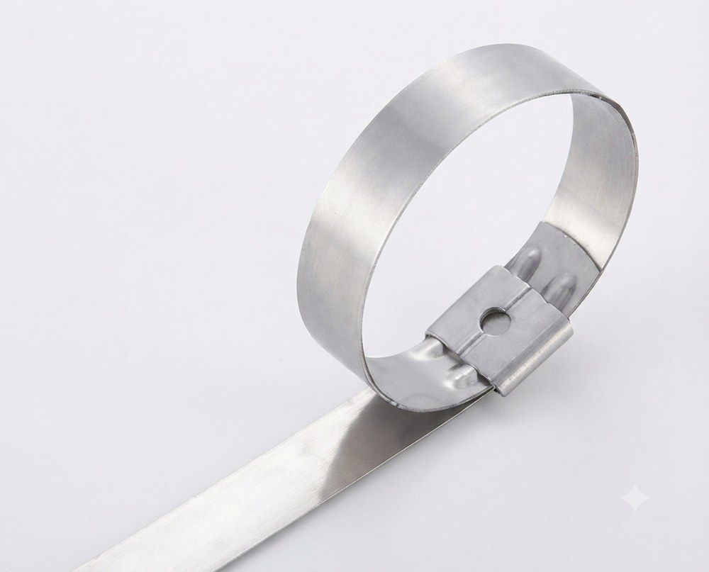 STROVOLT PL070 stainless steel cable ties - throbbing type product photo — image 2