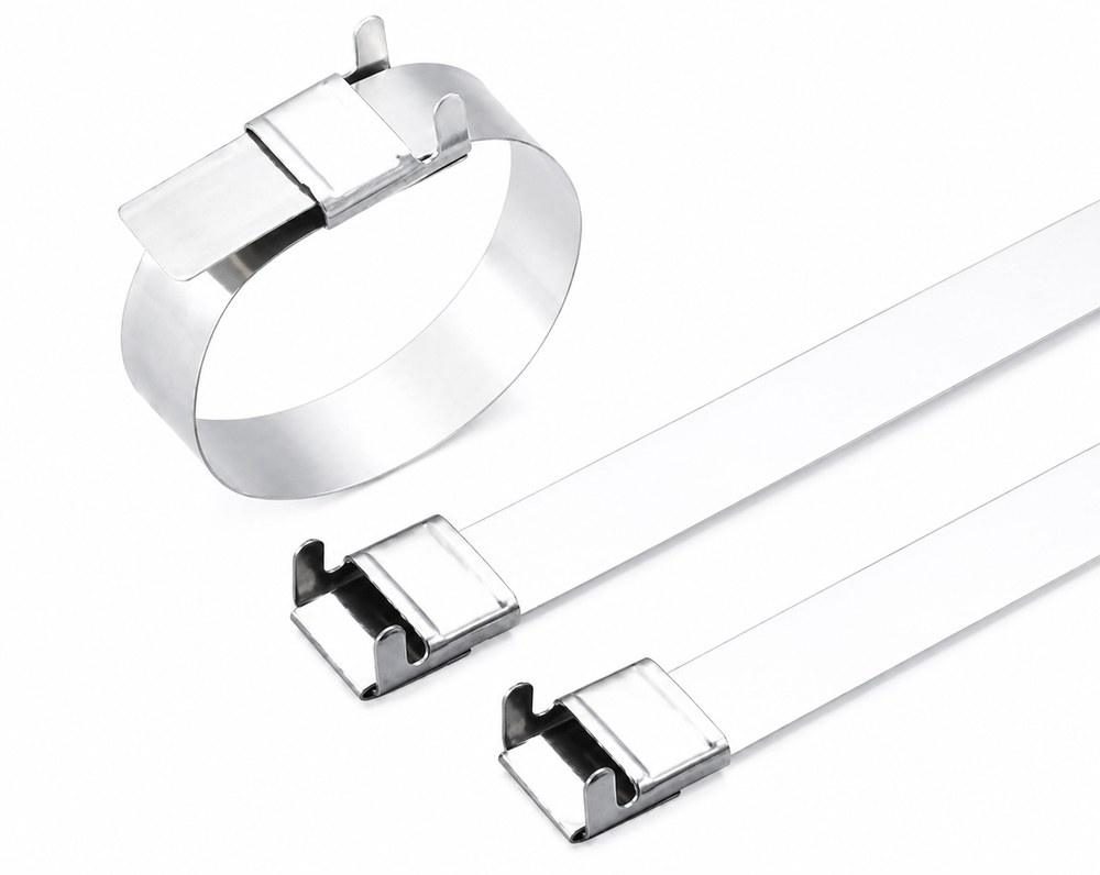 STROVOLT 7.9×150 stainless steel cable ties - wing lock type product photo — image 2