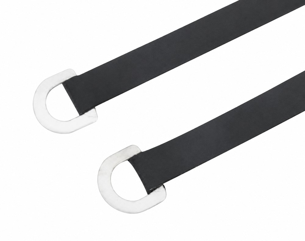 STROVOLT 10×600 stainless steel pvc coated cable ties - ring type product photo — image 3