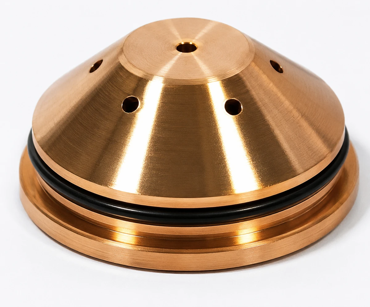 Thermacut Shield 30A plasma torch shield for 30-260A mild steel cutting, durable metal construction