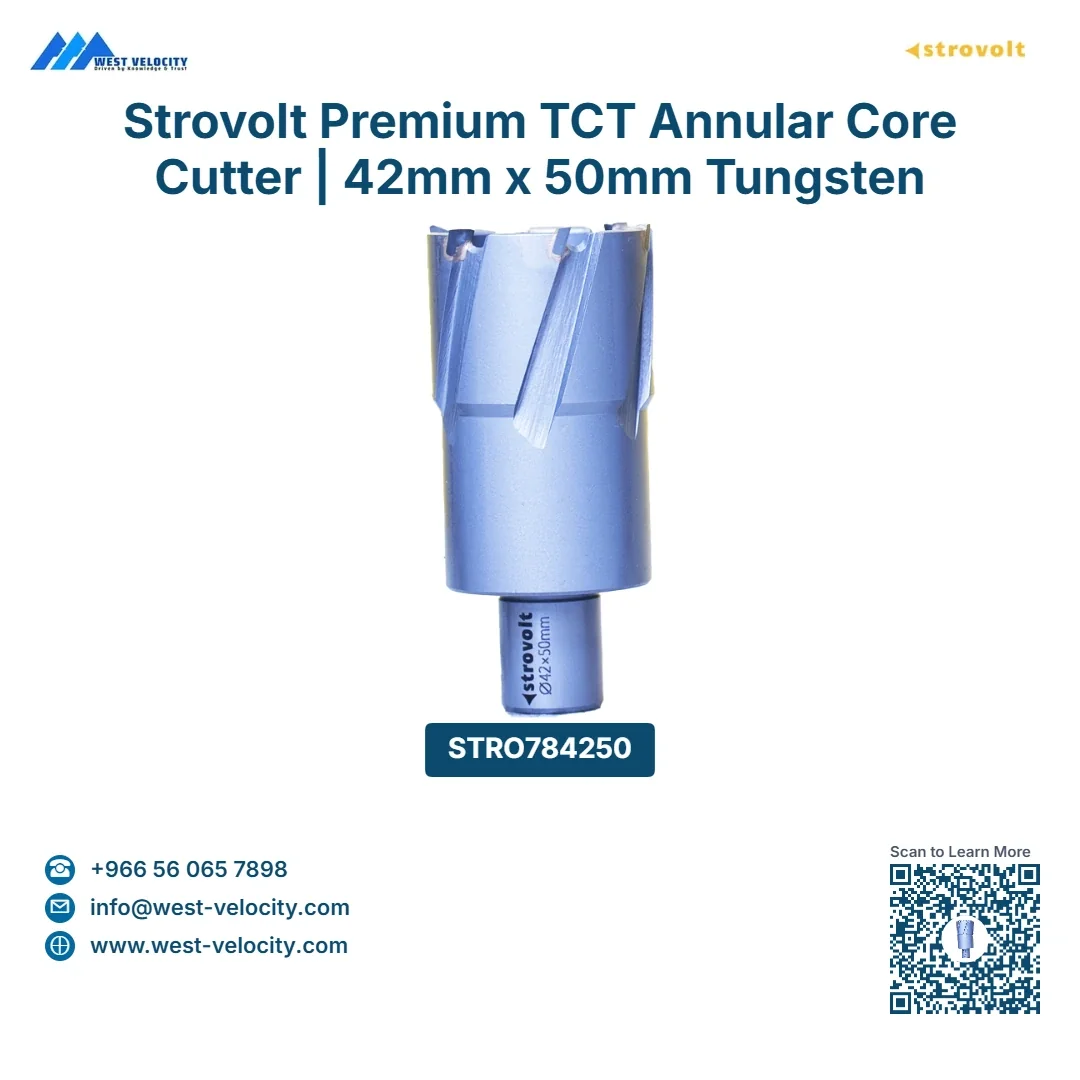 Strovolt 42mm x 50mm TCT Annular Core Cutter - strovolt - SKU: STRO-784250-TCT-4250Brand - Available in Saudi Arabia
