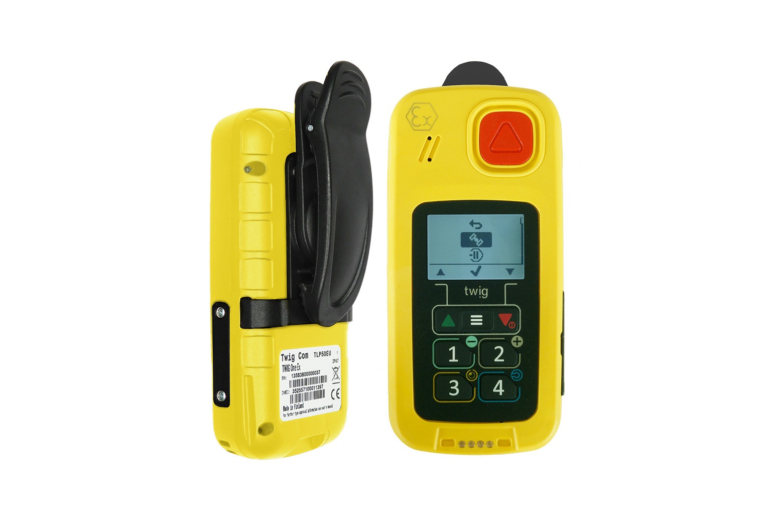 TWIG One Ex ATEX Lone Worker Device with Man-Down Alarm - ATEX lone worker device Saudi Arabia - view 2