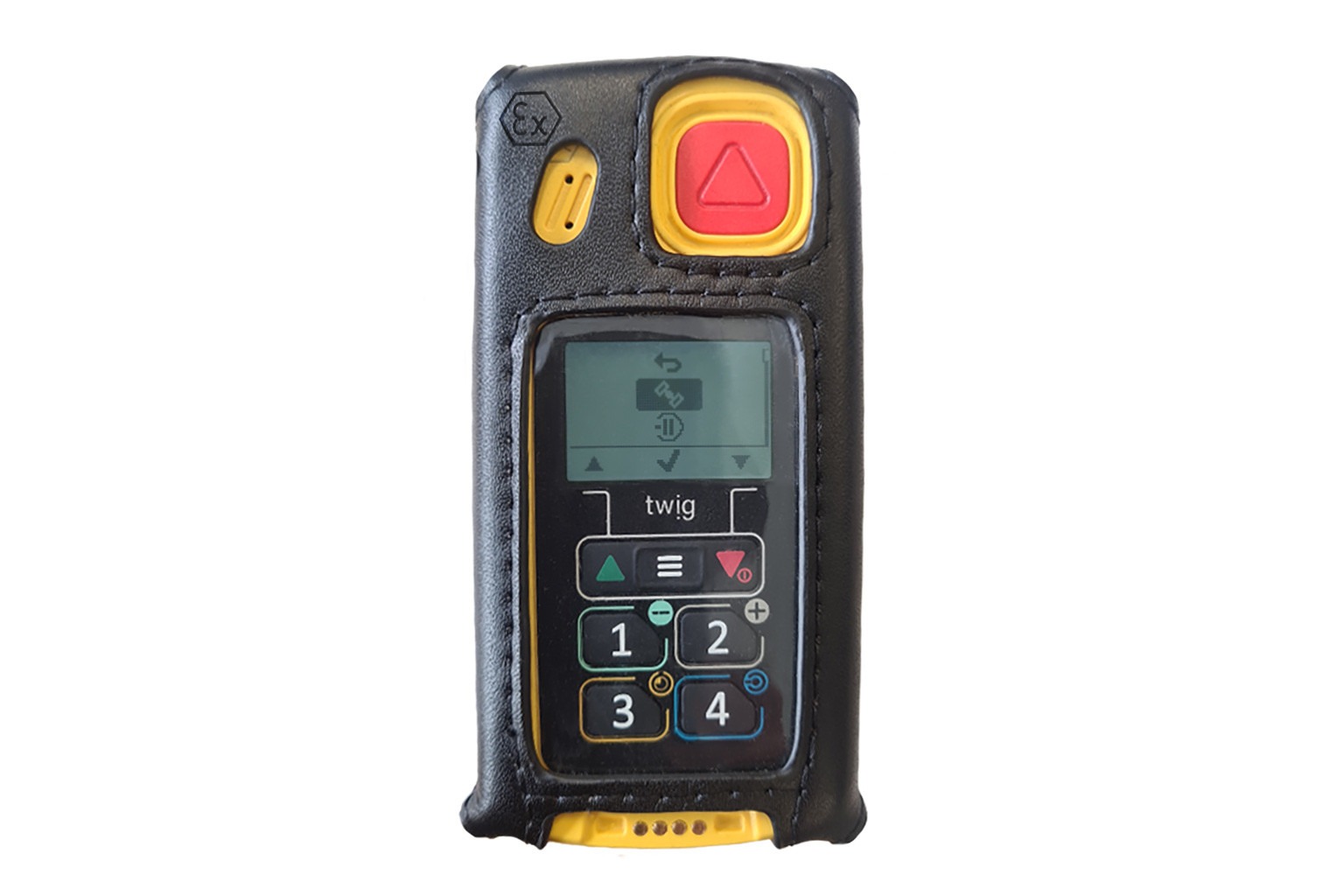 TWIG One Ex Leather Carrying Case with Swivel Belt Clip (AFX) - ATEX lone worker device Saudi Arabia - view 2
