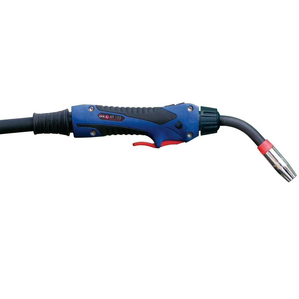 Torch neck ABIMIG A T 255 — COMBI / exchangeable (AT255 short neck) — front view — ABICOR BINZEL — Welding Torch Necks