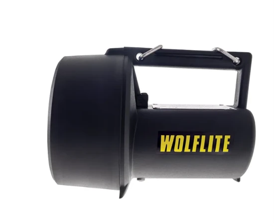Wolf Safety WOLFLITE H-251ALED rechargeable LED handlamp with adjustable beam and ergonomic design
