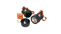 WOLFLITE® H-251MK2 HANDLAMP — side view — Wolf Safety — Portable ATEX Lighting