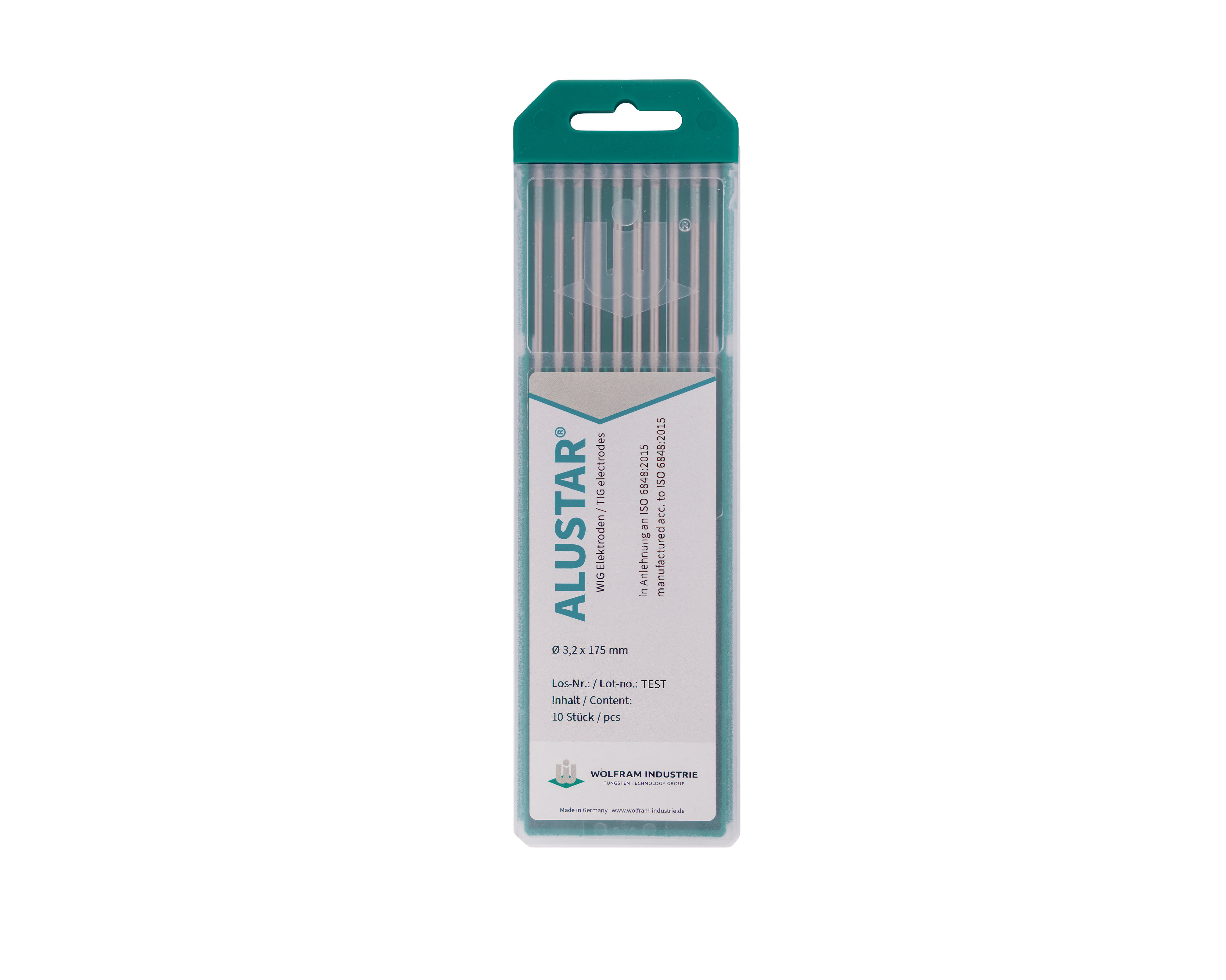 Wolfram Industrie ALUSTAR Tungsten Electrode for Aluminium 3.2 x 175 mm (pack of 10) - TIG tungsten electrode Saudi Arabia - 