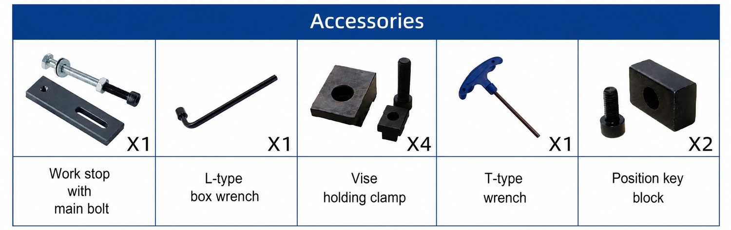 STROVOLT Precision Modular Vise SV-150x200-I with interchangeable jaws for machining accuracy