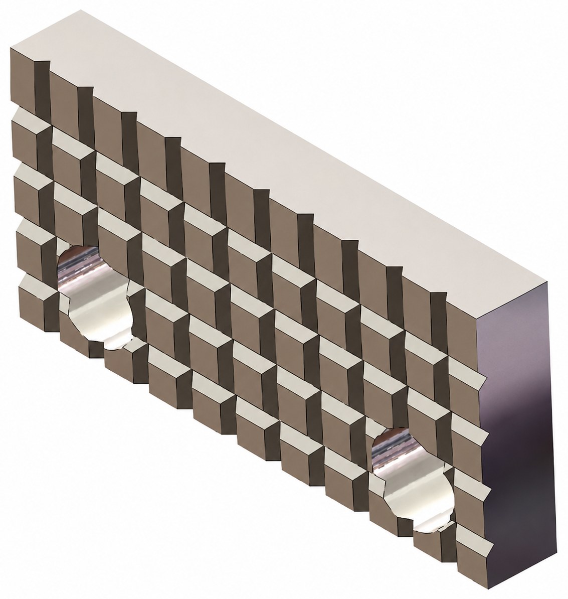 STROVOLT serrated jaw plate MT-00010-8 series for machine tools with precision grip grooves