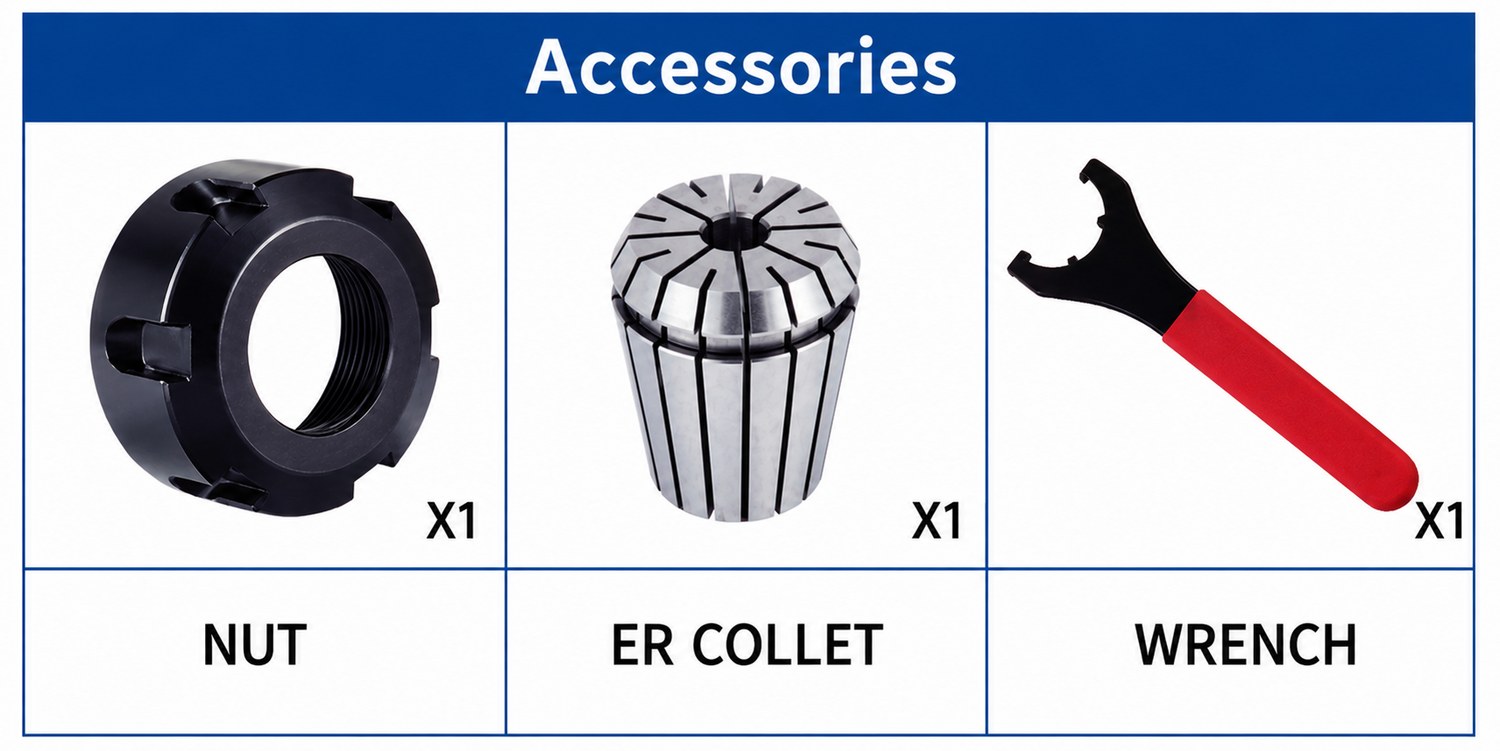 STROVOLT DIN2080-ER32 milling tool holder, 40 taper, 70mm length, precision collet chuck for CNC machines
