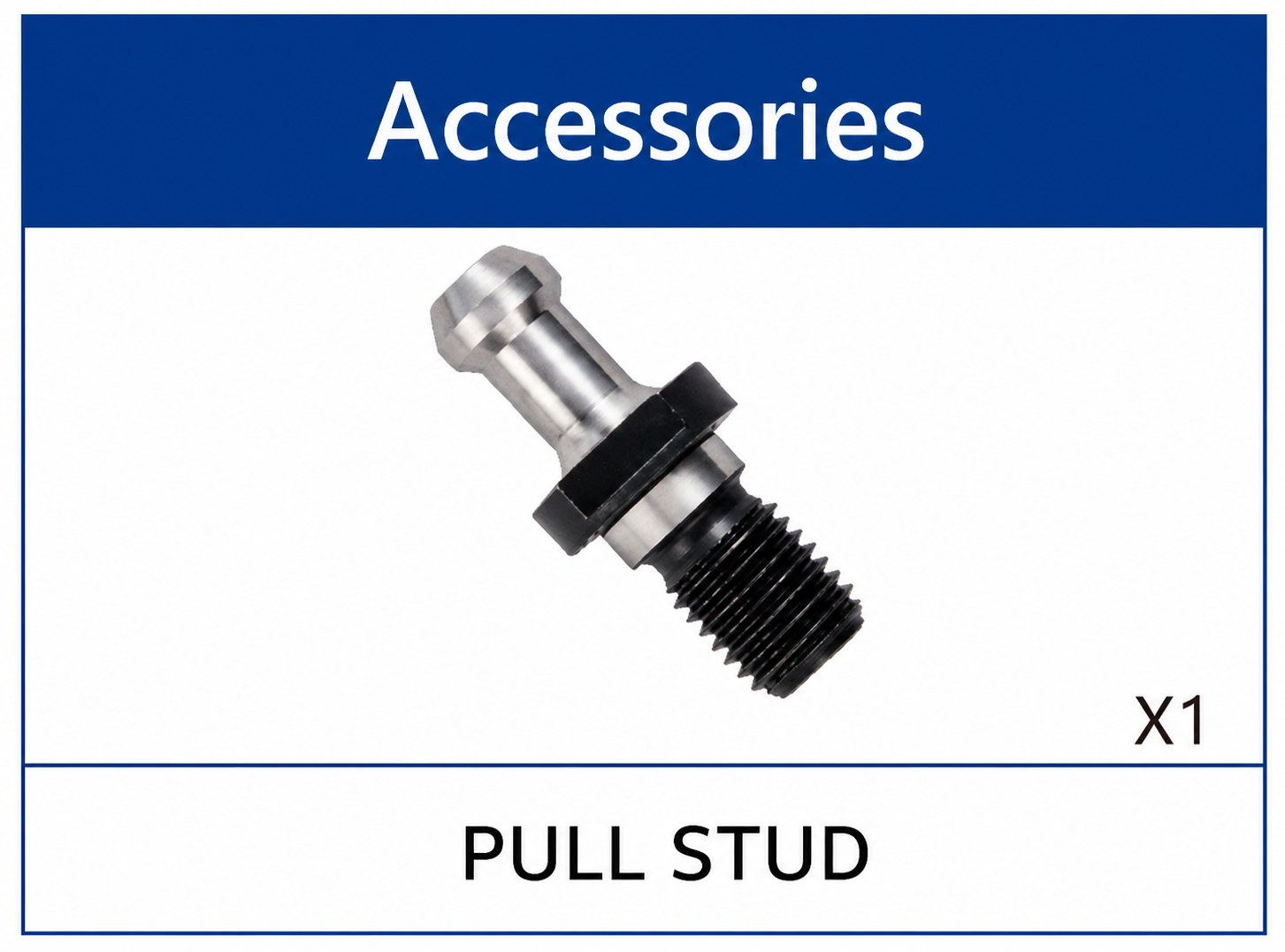 STROVOLT BT50-FS40 face mill arbor for BT toolholders, precision-machined for secure tool holding