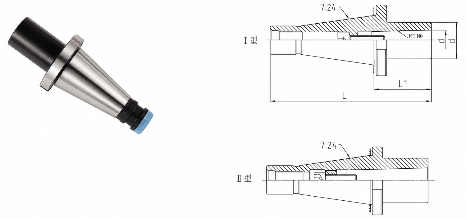 STROVOLT DIN2080 50-MTB Morse Taper with drawbar for machine tools MTB5-120 precision spindle accessory