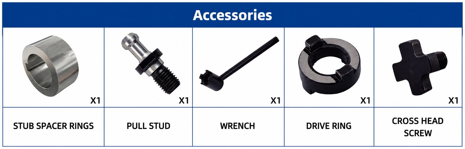 STROVOLT BT30 Combi Shell End Mill Tool Holder BBT30, precision clamping for 32-60mm shanks