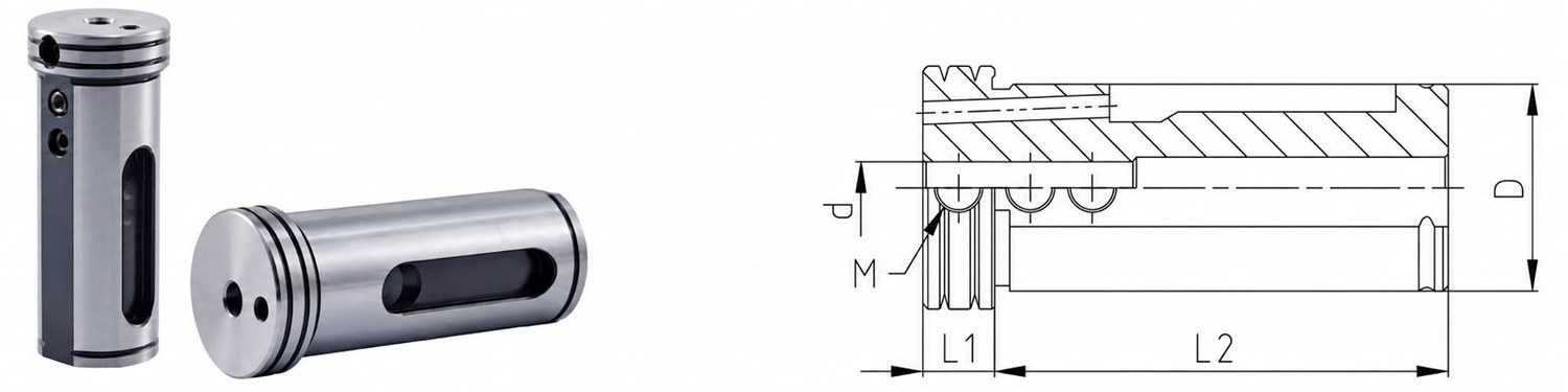 STROVOLT lathe turning tool set STV-MT-30025-D50 with cooling hole D50 for precision machining
