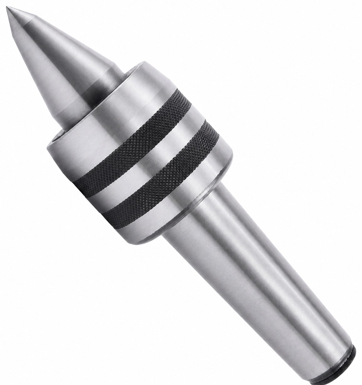 STROVOLT carbide live center extended D416B for medium-duty machining with precision Morse taper support