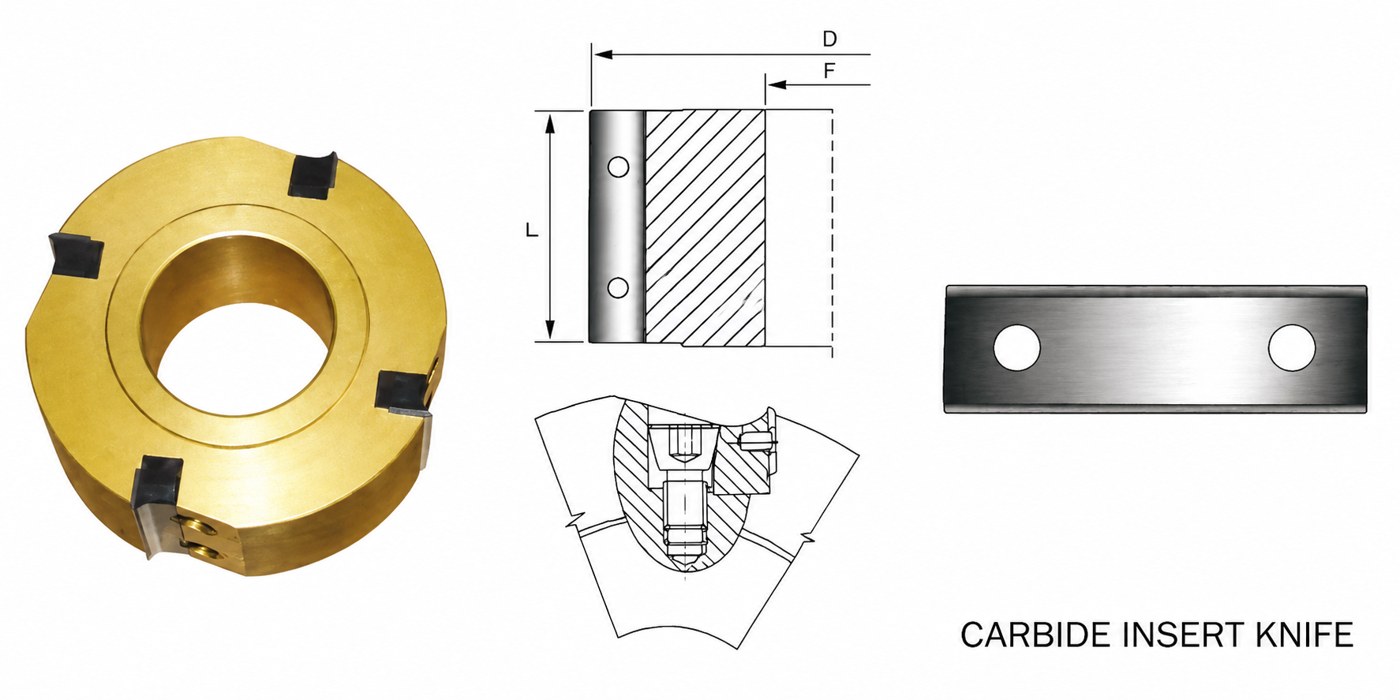 STROVOLT 100×50 cutter head for rabbets iii product photo — image 2