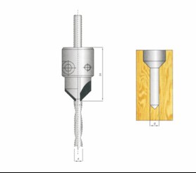 STROVOLT 5.00 t.c.t. adjustable countersink bit (i) product photo — image 2