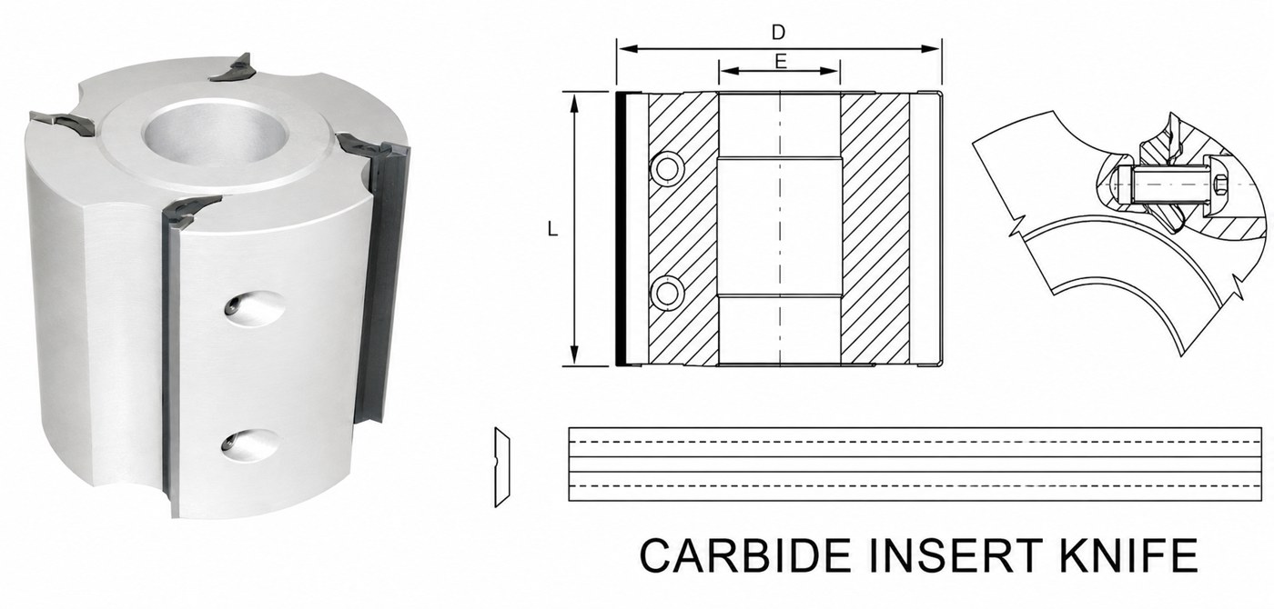 STROVOLT 125×40 planer cutter head product photo — image 2