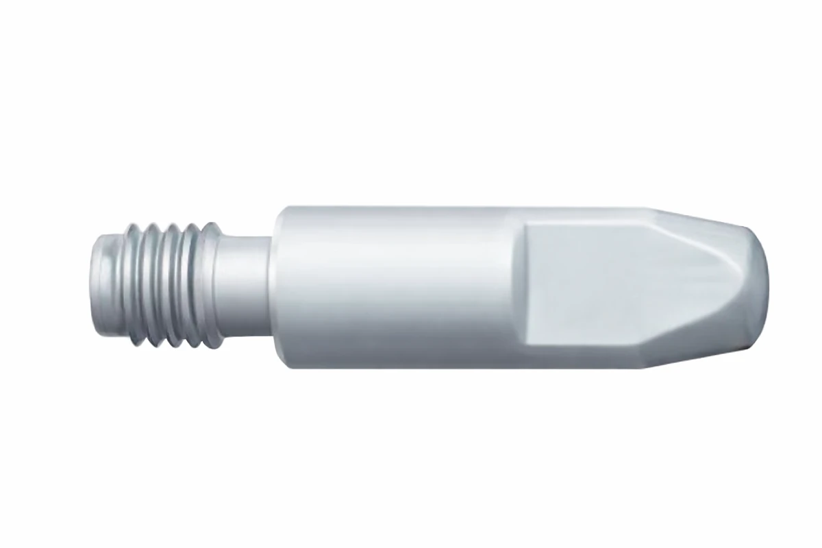 xFUME ABIROB A 360 CuCrZr silver-plated contact tips (10 pcs.) for MIG welding, M6 1.4mm diameter by ABICOR BINZEL