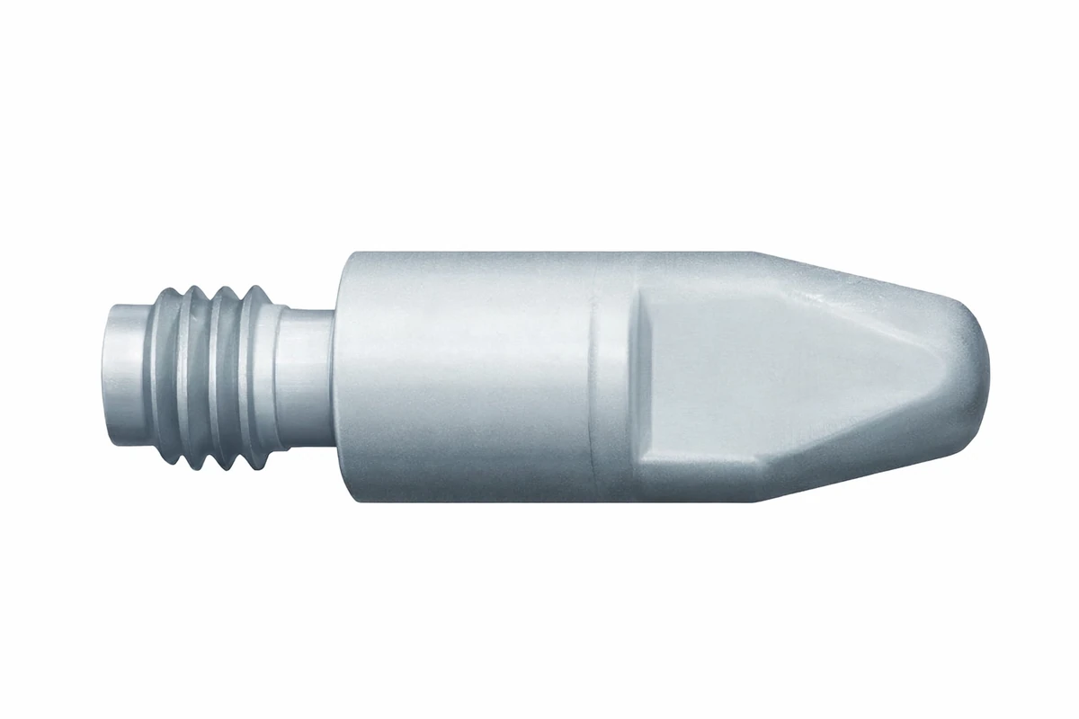 xFUME ABIROB A 360 contact tip CuCrZr silver-plated (10 pcs.) M8 Ø 0.8 mm by ABICOR BINZEL - welding consumable product image