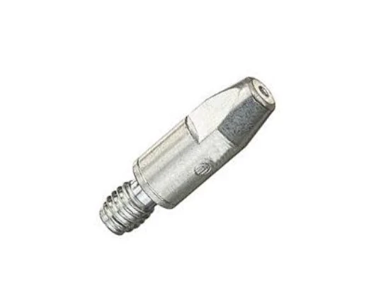xFUME ABIROB A 360 CuCrZr silver-plated contact tips (10 pcs.) M8 0.9mm diameter by ABICOR BINZEL - welding consumables