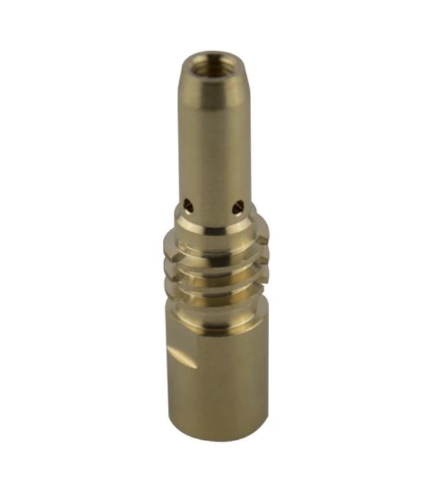 ABICOR BINZEL xFUME ABIROB A 500 contact tip holder, 5 pieces, M10 copper, 67mm length, for welding equipment