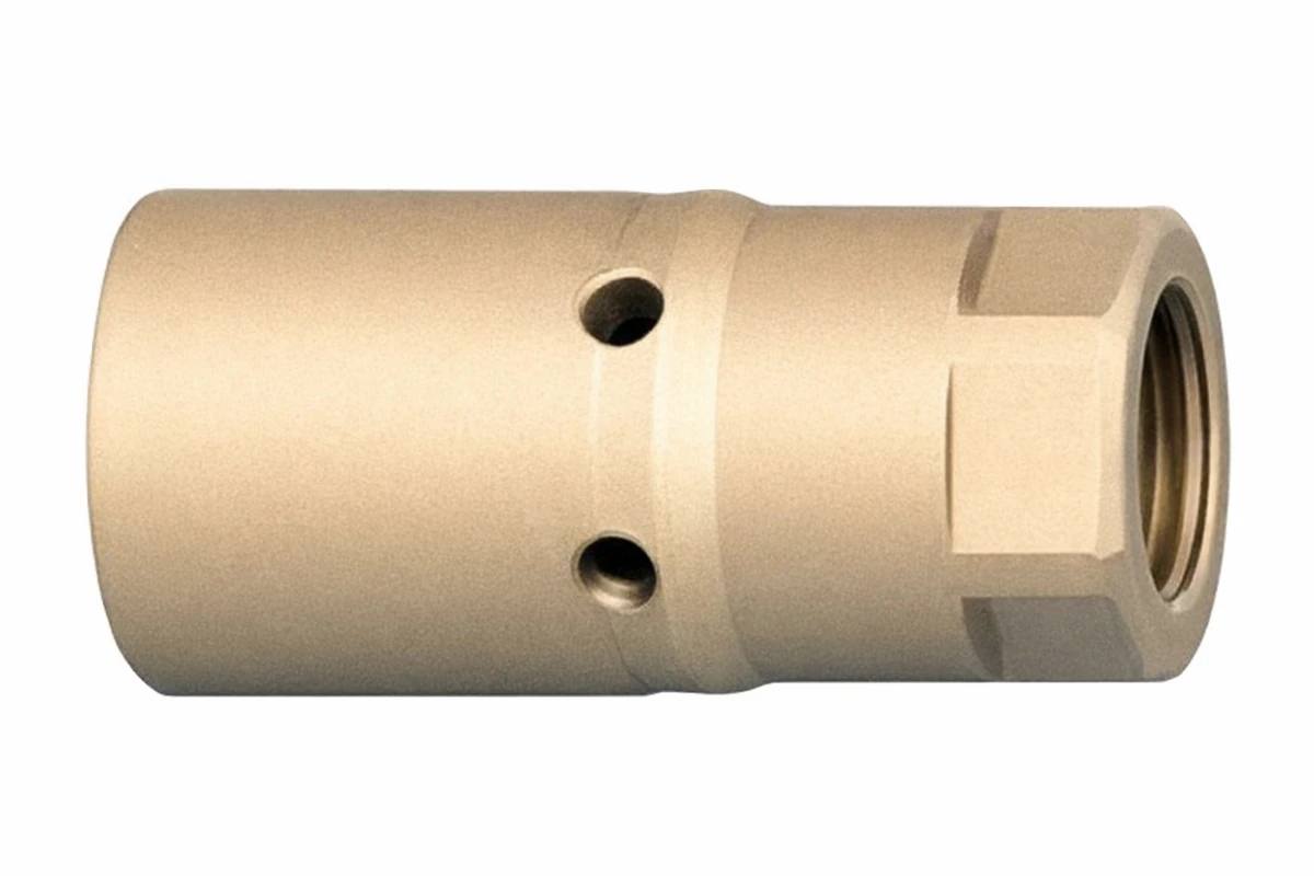 ABICOR BINZEL xFUME ABIROB W 500 contact tip holder set of 10 brass M6 nozzles for MIG welding