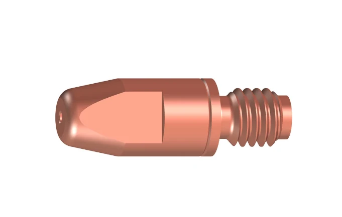 ABICOR BINZEL xFUME COMPACT 25 contact tips CuCrZr M6 40mm 10-pack for 1.2mm wire
