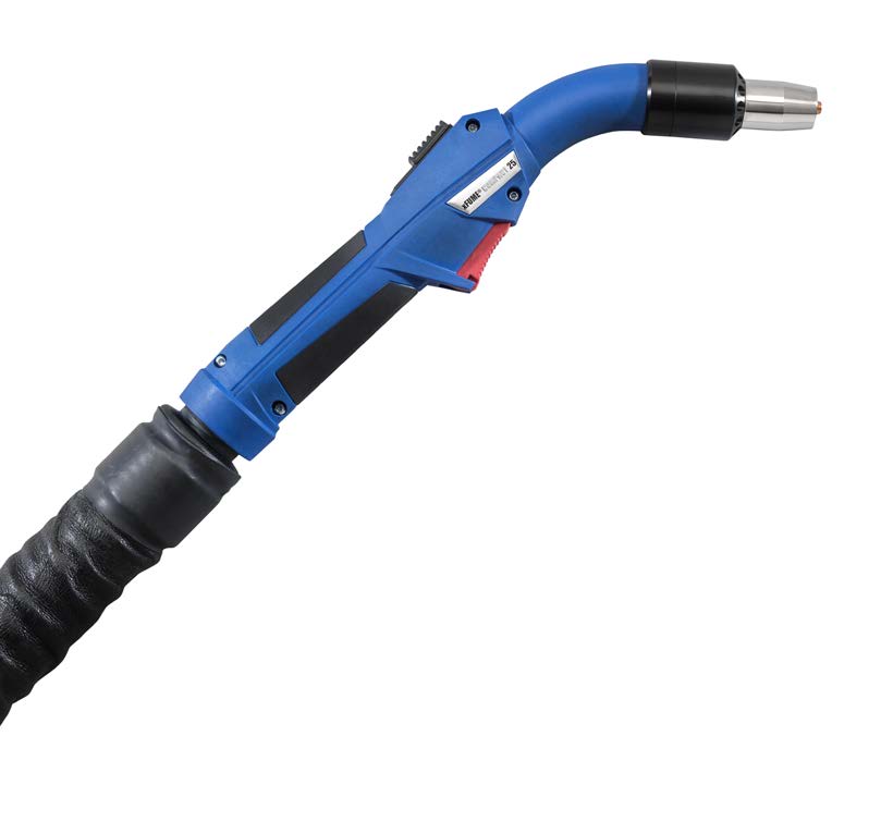 ABICOR BINZEL xFUME COMPACT 25 swan neck 45° welding torch spare part with angled design for precision