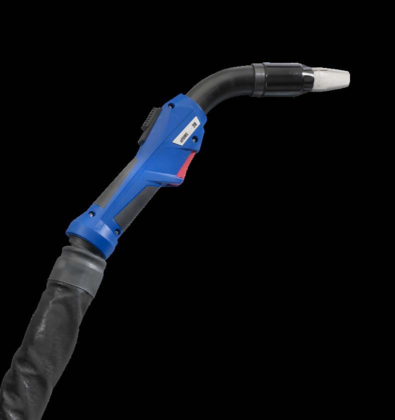 xFUME PRO 20 (torch complete 3 m) — front view — ABICOR BINZEL — Welding Fume Extraction Torches