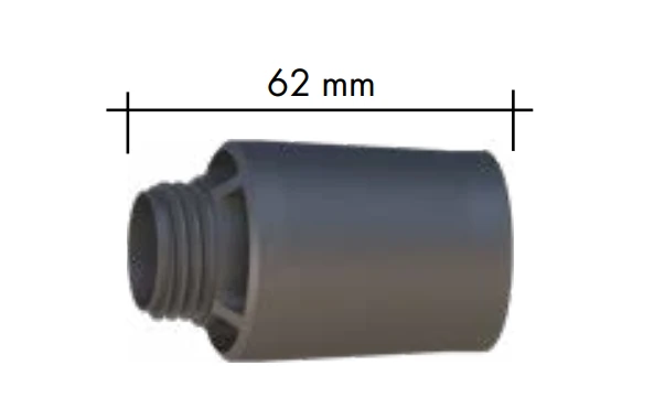 ABICOR BINZEL xFUME PRO aluminium extraction nozzle for welding torches, standard PRO 36/501 model with durable fume removal