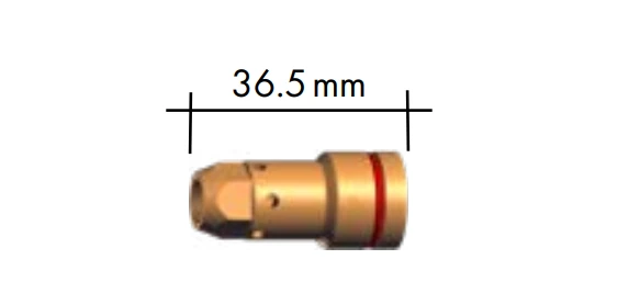 ABICOR BINZEL xFUME PRO M8 tip adapter set (5 pcs) for welding torch spares with durable gas flow control