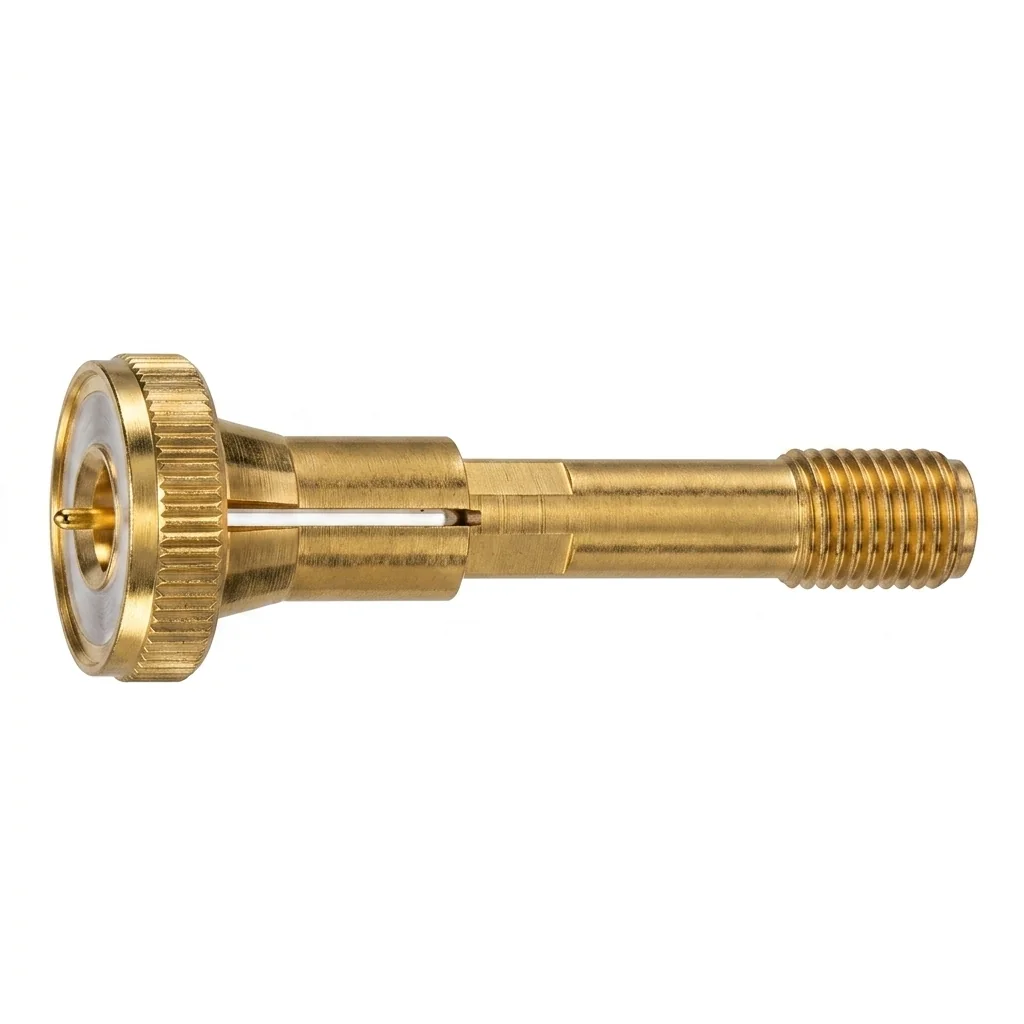 xFUME TIG — electrode holder (5 pcs.) (Ø 2.4 mm) — front view — ABICOR BINZEL — Welding Torch Wear Parts & Spares