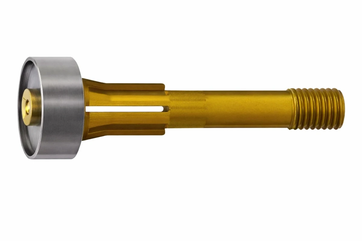 ABICOR BINZEL xFUME TIG gas diffuser (5 pieces) with 2.0 mm diameter for TIG welding, showing the cylindrical diffuser nozzles